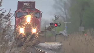 [OLD VIDEO] Railfanning Prairie Crossing, IL in April 2016.