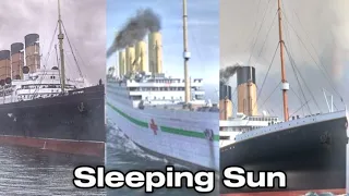 Lusitania, Britannic & Titanic - SLEEPING SUN