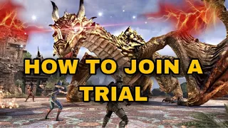 ESO: HOW TO JOIN A TRIAL!! (FOR BEGINNERS)