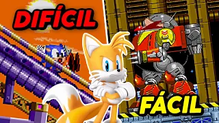 Sonic The Hedgehog 2 - Del más FÁCIL al más DIFÍCIL (Zonas)