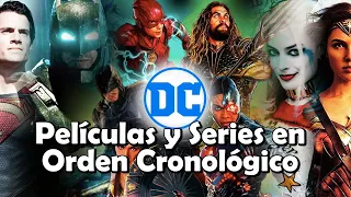 Orden Cronológico de las Películas y Series del Universo Extendido de DC Comics