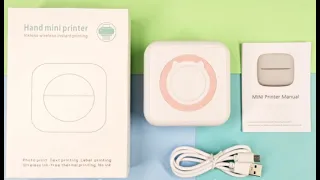 HD mini printer с алиэкспресс, печать на термобумагу.