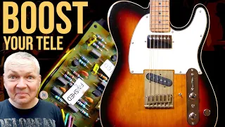 How to install a MID BOOST in your TELECASTER like Andy Summers