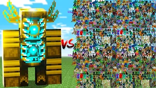 GOLDEN TUNGSTEN ZORDEN vs 500 RANDOM MOBS!