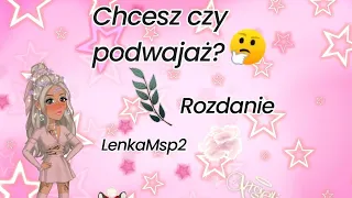 Chcesz czy podwajaż? I LenkaMsp2 I Rozdanie