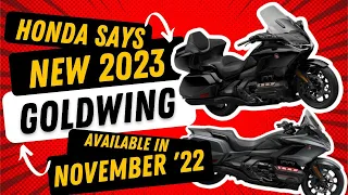 NEW 2023 Goldwing Honda Release Date for DCT, Manual, Bagger and AirBag Models 6, 7 speed