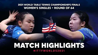 Mima Ito vs Zauresh Akasheva | 2021 World Table Tennis Championships Finals | WS | R64