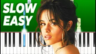 Camila Cabello - Don’t Go Yet - Slow Easy Piano Tutorial