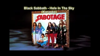 Black Sabbath - Hole In The Sky (Karaoke)