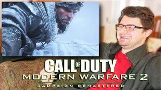 Modern Warfare 2 Campaign Remastered Trailer Reaction! (Son Reacts)