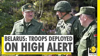 Belarus president closes western borders, puts army on high alert