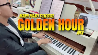 🎹 Manh Piano Tutorial - GOLDEN HOUR (JVKE)