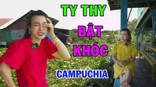 Ty Thy bật khóc tại Campuchia khi kể về tuổi thơ cơ cực ở Biển Hồ - Ty Thy Vlog Gỏi đu đủ