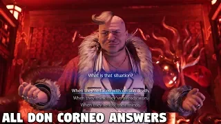 Final Fantasy 7 REMAKE - Don Corneo Question ALL Answers