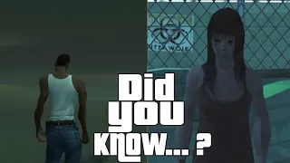 GTA San Andreas Secrets and Facts