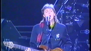 Paul McCartney Live At The Olympiahalle, Munich, Germany (Friday 20th October 1989)