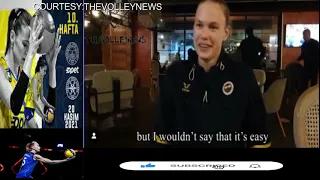 Arina Fedorovtseva | Fenerbahce vs Dinamo-Ak Bars KAZAN | Interview playing against her former team