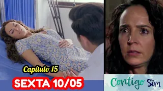 CONTIGO SIM capítulo de hoje SEXTA-feira (10/05/2024) novelas do SBT