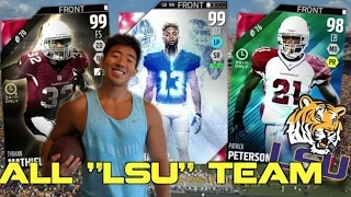 ALL "LSU" TEAM!  Odell Beckham Jr, Jarvis Landry, & MORE! Madden Ultimate Team 16