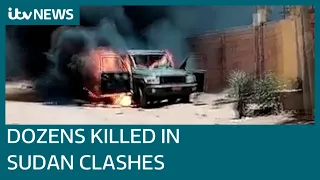 Dozens of civilians killed as 'shooting in streets' in Sudan continues | ITV News