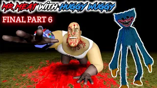 Mr. Meat With Huggy Wuggy Horror Story Part 6 | Poppy Playtime | Guptaji Mishraji