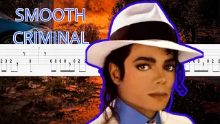 Michael Jackson - Smooth Criminal - Guitar Tutorial TAB