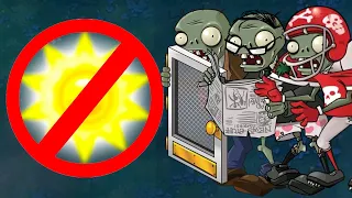 NO Sun vs Night ZOMBIES | Plants vs Zombies