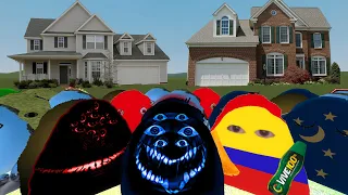 Angry Munci Family Vs Houses In Garry's Mod! (Park 37)