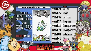 Pokemon Blazing Emerald Pokedex with Locations, Stats, Shinies and More (V1.6)