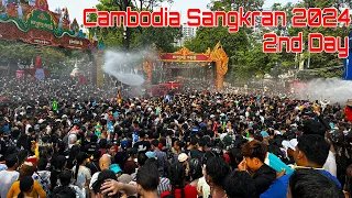WOW 2nd Day Sangkran Phnom Penh 2024 l Cambodia Happy New Year 2024 l KHMER WATER GUN FESTIVAL 2024