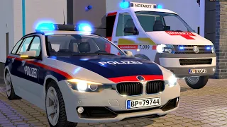 Emergency Call 112 - Austrian Police on Duty! 4K