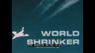 ”WORLD SHRINKER” 1972 BRITISH AIRCRAFT CORPORATION   CONCORDE SUPERSONIC PASSENGER JET PROMO XD65724