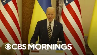 President Biden visits Ukraine for the first time since Russian invasion began