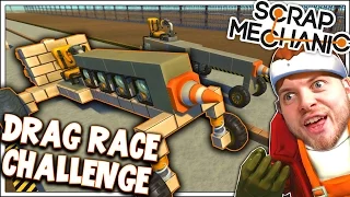 Scrap Mechanic! - DRAG RACE CHALLENGE! Vs AshDubh - [#6] | Gameplay |