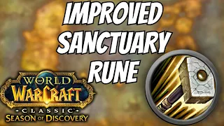 Improved Sanctuary Rune for Paladin | Phase 3 Season of Discovery