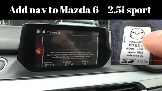 Adding navigation to 2016 MAZDA 3 6 CX3 CX5 CX9 MX5 SD card