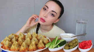 НАШ ПЕРЕЕЗД, КАК ЭТО БЫЛО / Манты / Mukbang Ayka Emilly