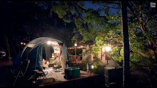 Nature camping, nature sound, cozy, relaxing, ASMR, Santillana Hillside Farms