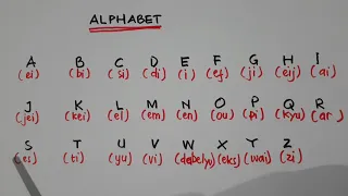 Belajar Bahasa Inggris #alphabet