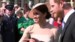 Meghan and Harry make first appearance since wedding | ITV News