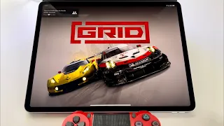 GRID racing | Stadia gameplay on iPad Pro 4th gen 12.9” iPadOS