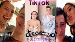 Millie Bobby Brown y Noah Schnapp bailando en tiktok