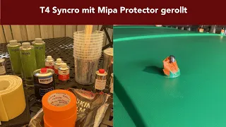 Mipa Protector mit der Rolle lackiert