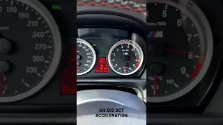 M3 E92 DCT Acceleration Sound | Subscribe for more!