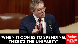 'I Thought There Were Only Two Parties': Thomas Massie Mocks Dems And GOP For CR Spending Levels