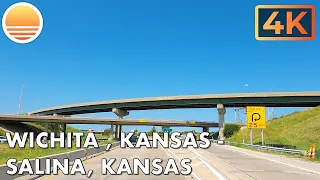 🇺🇸Wichita, Kansas to Salina, Kansas! 🚘 Drive with me!