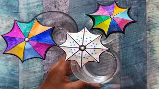 Decorate your summer cool drink glass with this paper crafted umbrella#trending #viralvideo #diy