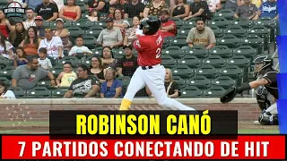 Canó ha conectado de hit en todos sus juegos en AAA | Béisbol Global