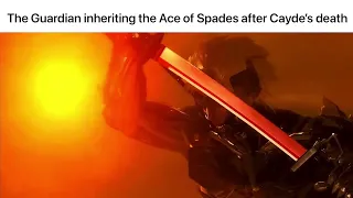 Destiny 2 Players after they inherited the Ace of Spades