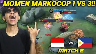 Aldous Markocop Akhirnya Keluar, 1 vs 3 Dijabanin!! - Indonesia VS Filipina Match 2